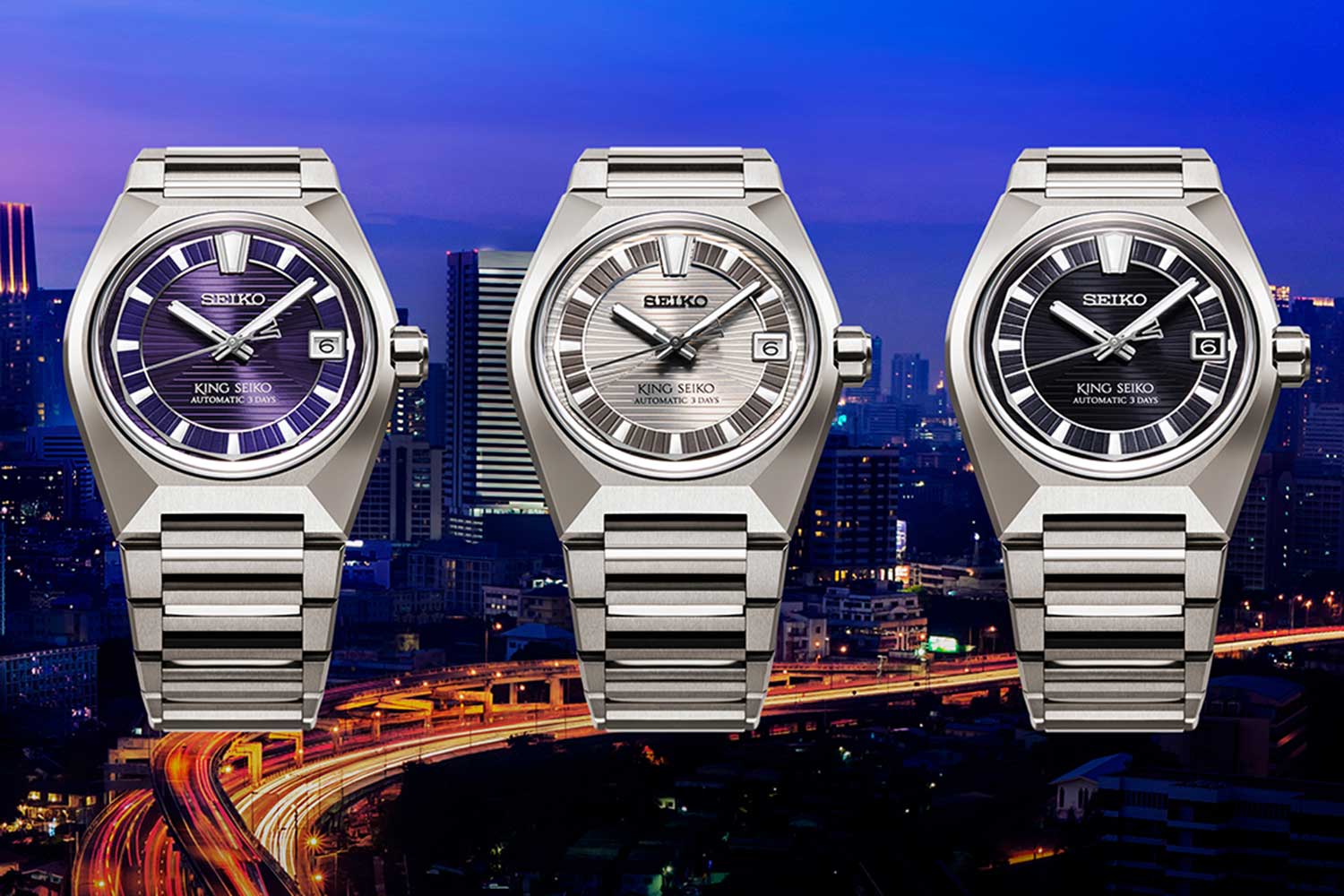King Seiko VANAC Titanium HKF001, HKF002 and HKF003